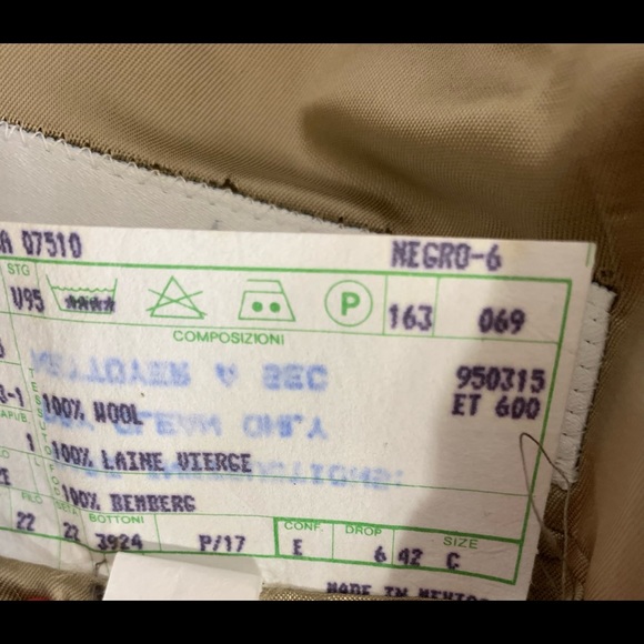 Saks Fifth Avenue Men’s 100% Wool Coat Sz 42 - Picture 7 of 8